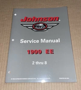 1999 EE Johnson Outboards 2 Thru 8 Service Manual P/N 787027 - Bild 1 von 11