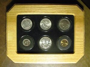 100 Year Framed Dollar Coin Type Collection 1901-2000