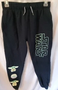 Star Wars Baby Yoda, Black joggers/sweatpants, size XL youth - Picture 1 of 4