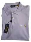 New Polo Ralph Lauren Mens Custom Slim Fit Soft Polo S/S Shirt Purple Size XL
