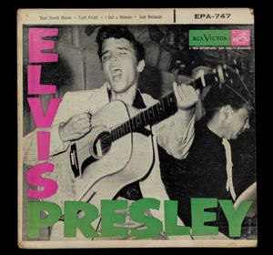 Elvis Presley EPA-747, Undocumented Label, Ad Back Cover, 1st pressing, US, 1956 - Picture 1 of 16