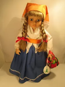 SCHNEIDER Trachten Puppe Märchen Rotkäppchen Porzellan Künstlerpuppe - Bild 1 von 11