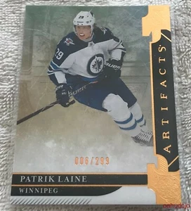 2019-20 artefactos Patrik lana #60 cobre 006/299 Winnipeg Jets - Imagen 1 de 2