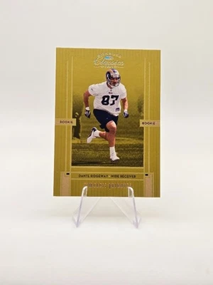 Dante Ridgeway 2005 Donruss Classics RC Timeless Tributes Gold SP /25 #227 Rams - Image 1 of 2