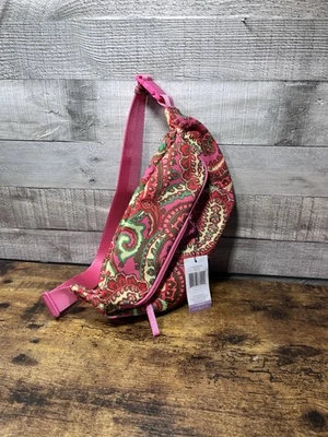 Vera Bradley ~ Rosa Capri ~ Bolso Cinturón Grande - Riñonera ~ Nuevo con Etiquetas Foto 1 de 4