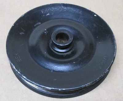 1986-1991 FORD BRONCO 2 RANGER AEROSTAR POWER STEERING PUMP PULLEY E69C-3D673-AA - Image 1 of 4
