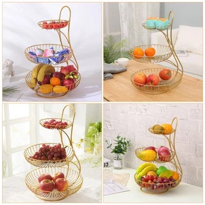 Draht Gemüse Schüssel Gemüse Bin Obst Display Platter Draht Mesh Korb - Bild 1 von 12