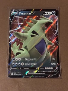 Tyranitar V 158/264 - Ultra Rare - Pokemon TCG Fusion Strike - Picture 1 of 2
