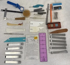 Nähzubehör Kreide Nadel Einfädler Lineal Reißführungen SIEHE BILDER - Bild 1 von 8