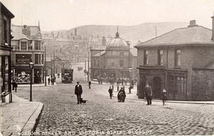 POSTAL IMPRESA DE LA CALLE NORFOLK, GLOSSOP, (CERCA DE STOCKPORT), DERBYSHIRE - Imagen 1 de 2