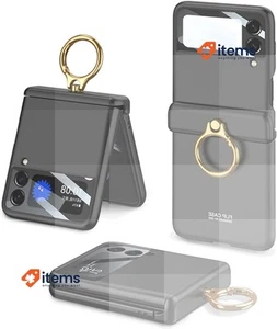 COQUE Samsung Galaxy Z Flip 3 5G Étui Avec Anti Tomber Anneau Noir - Photo 1/5