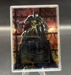1995 SKYBOX BATMAN MASTER SERIES CHROMIUM CHROME INSERT 2 CARD SET - Picture 1 of 4