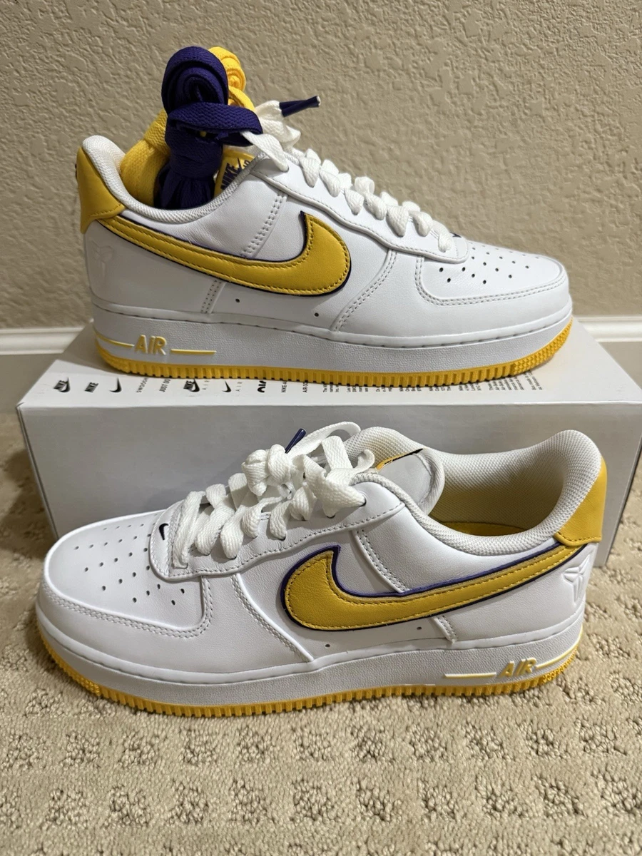 Nike Air Force 1 Low × Kobe 26.5cm Nike Air Force 1 Low Retro QS Kobe Bryant Lakers Home Men's
