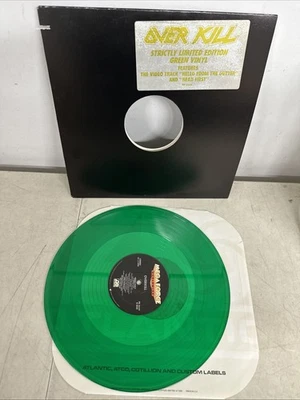Overkill hello from the gutter green vinyl promo 1988 Rare - Image 1 of 3