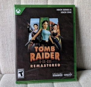TOMB RAIDER 1 2 3 I II III REMASTERED Xbox One Series X Limited Run Games NEW - Picture 1 of 2