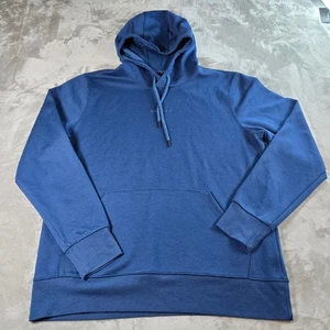 Oakley Herren Custom Fit Pullover Hoodie Blau Fleece Gefüttert Größe XLarge - Bild 1 von 7