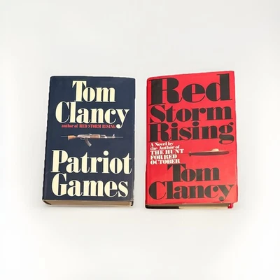 Tom Clancy First Editions - Patriot Games And Red Storm Rising Foto 1 de 2