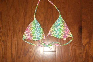 S Victoria's Secret ❤️ Badeanzug DREIECK BIKINI OBERTEIL ❤️PAD SLIDER NECKHOLDER OHNE BÜGEL - Bild 1 von 4