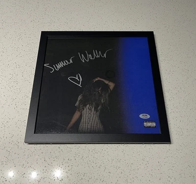 Summer Walker 签名专辑的最后一天照片海报亲笔签名框 SZA PSA 正品证书 — 第 1/3 张图片