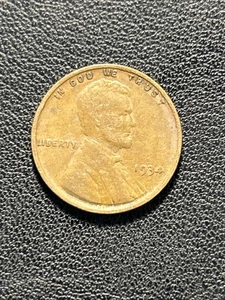 1934 P Lincoln Wheat Penny Cent No Mint Mark - Circulated Philadelphia Mint - Picture 1 of 2