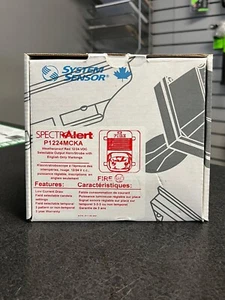 System Sensor SpectrAlert Fire P1224MCKA Selectable Output Horn/Sensor NIB