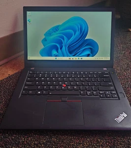 Lenovo ThinkPad T470 14" i5-7300U 8GB 128GB SSD 1920x1080 Windows 11 *READ* - Picture 1 of 5