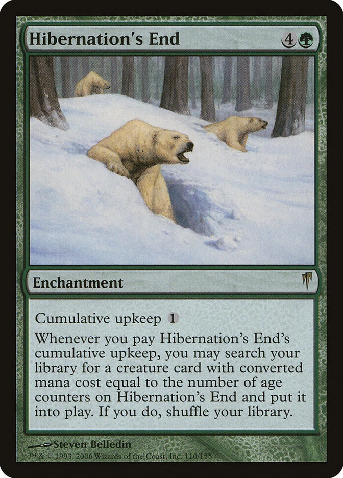 MTG Hibernation's End  - Coldsnap #110 - Image 1 of 1