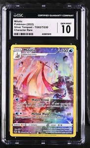 Pokemon Lost Origin Trainer Gallery TG02/TG30 MILOTIC CGC Graded 10 GEM MINT - Picture 1 of 2