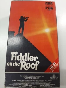 Vintage VHS Set “Fiddler On The Roof” 1986 CBS/FOX filmed in 1971 169 min  - Picture 1 of 4