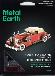 Fascinations Metal Earth 1934 Packard Twelve Convertible Kit Modelo 3D MMS175 - Imagen 1 de 7