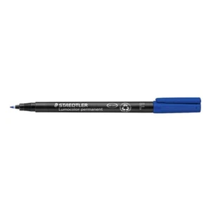STAEDTLER permanent Universalstift Lumocolor, blau, wisch- und wasserfest 318-3 - Bild 1 von 1