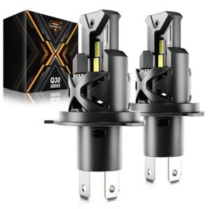 Faros LED AUXBEAM H4 9003 haz alto/bajo CANBUS Q30 110W 24000LM blanco brillante - Imagen 1 de 12