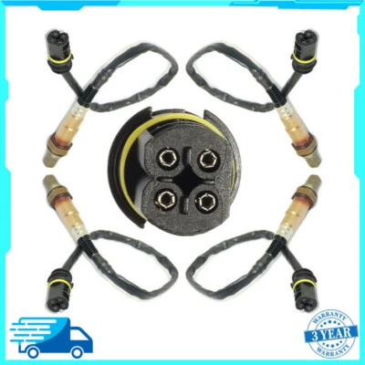 4PCS Oxygen Sensors For Mercedes-Benz 2001-04 SLK320 & 2002-04 SLK32 AMG 3.2L V6 - Image 1 of 4