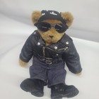 Vermont Teddy Bear Co. Collectable "Boo Boo" The Harley Biker Bear