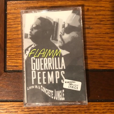 GUERRILLA PEEMPS LIVIN IN A CONCRETE JUNGLE-RARE-OOP-NEW-CHICAGO-1991 - Image 1 of 2