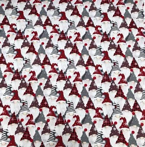 Roter Gonk 100% Baumwollstoff Schwedischer Tomte Wichtel Weihnachten. - Bild 1 von 2