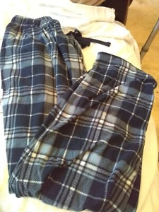 Men's Sonoma 2xb Sleepwear 100% Polyester Blue 3 Pocket Drawstring Elastic Waist - Picture 1 of 6