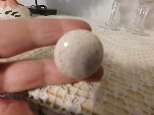 2 AMEROCK, KNOB, PULL, BEIGE CERAMIC FLECKED, 1 5/16", BP725-OM - Picture 1 of 5
