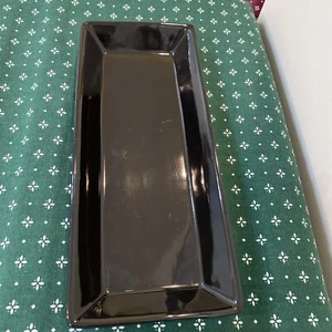 Longaberger Charcuterie Tasting Tray Platter Ebony - Picture 1 of 3