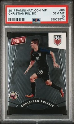 2016-2017 Panini National Convention VIP Christian Pulisic #86 PSA 10 Rookie - Image 1 of 4