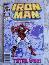 Iron Man #225 Armor Wars Newsstand 1st Print VF+ Marvel Comics 1987