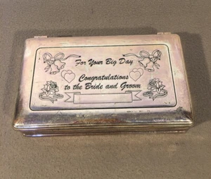 Vintage Style Bride And Groom Keepsake Memories Box Case Vintage Gift - Picture 1 of 8