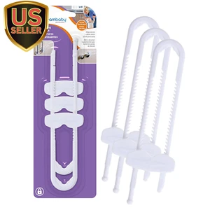 Sliding Cabinet Child Safety Locks - U Shaped for Knobs and Handles - Picture 1 of 1