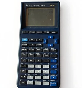 Texas Instruments TI-81 Graphing Calculator with cover ,  tested working - Picture 1 of 2