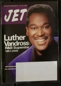 JET Magazine July 25 2005 *DEATH OF LUTHER VANDROSS* - Foto 1 di 1