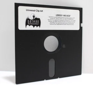 Universal Clip Art: Batman The Animated Series - 5 1/4" Floppy Disk - MS-DOS - Picture 1 of 11