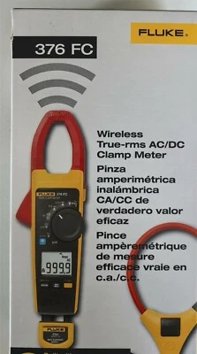 1PC NEW in Box Fluke 376 FC True-RMS AC/DC Clamp Meter  By DHL or FedEx - Image 1 of 4