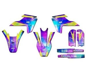 2016-2018 TC 65 Espacio Kadet Galaxy Senge Gráficos Kit Compatible Con Husqvarna - Picture 1 of 10