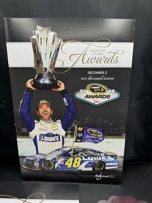Jimmie Johnson 2016 NASCAR Sprint Cup Championship Awards Program RARE - Image 1 of 3
