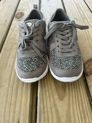 Novo Tênis Tony Little Feminino Bochechas Energy Pad Sapato Tamanho 6.5 Cinza Leve - Imagem 1 de 4